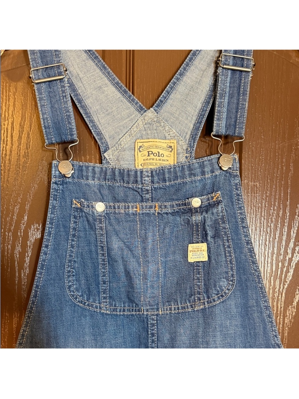 Polo by Ralph Lauren Blue Denim Girls Overalls